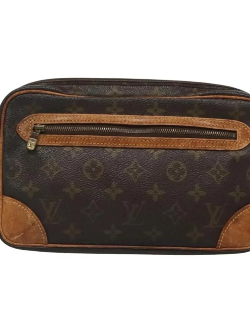 LOUIS VUITTON Monogram Marly Dragonne GM Clutch Bag M51825 LV Auth BA2186
